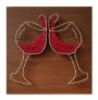 String Art Wine Glass