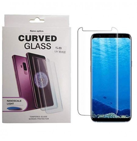 Xham Mbrojtes Full Cover per Samsung Galaxy S8 UV Nano Glass