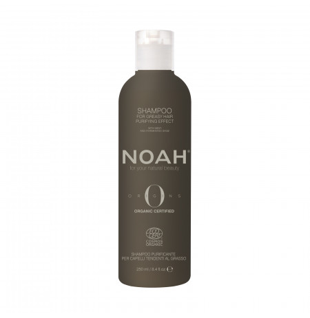 Shampo Noah e çertifikuar Bio-organike, për flokë të yndyrshëm - Herbal Line Albania