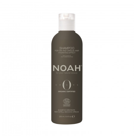 Shampo hidratuese Noah për flokë të thatë & pa shkëlqim , e çertifikuar Bio-Organike - Herbal Line