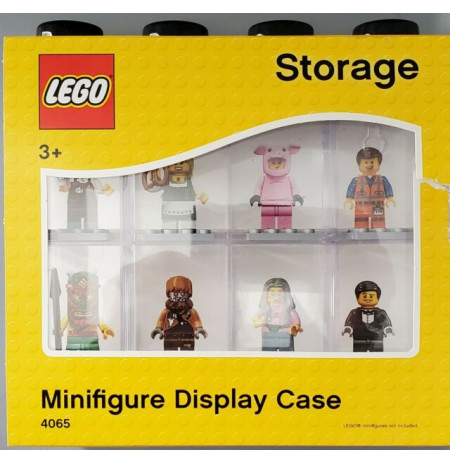 Lego Storage Minifigure Display Case Red 4065