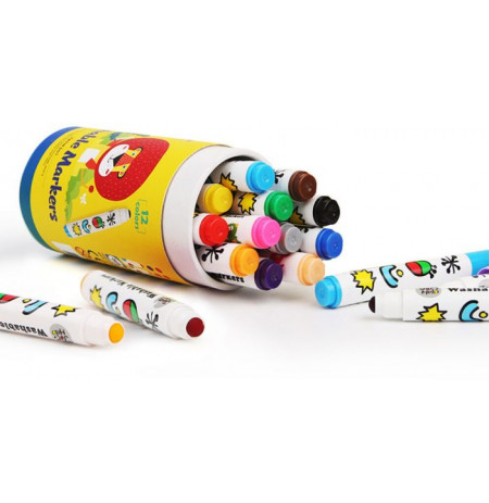 Loje Washable Markers Baby Roo 12 Colours
