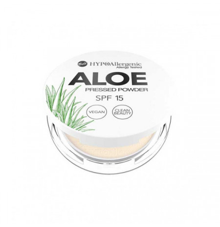 HYPOAllergenic Puder e presuar Aloe SPF 15 02-Vanilla