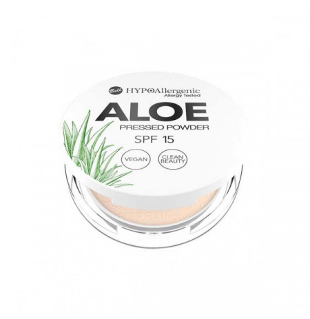 HYPOAllergenic Puder e presuar Aloe SPF 15, 04-Honey