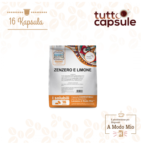 Zenzero E Limone Tea Kompatibile Me Lavazza A Modo Mio (16 Kapsula)