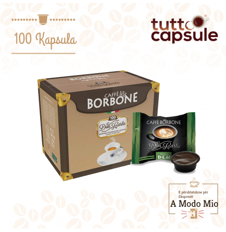 Caffè Borbone Don Carlo Dek (Dekafeinuar), Perzierje Kompatibile Me Lavazza A Modo Mio®