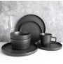 Set pjatash qeramike 16 pcs Black
