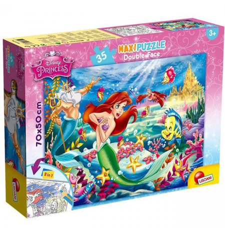 Lisciani Puzzle Disney Maxi Floor Sirena 35 cp