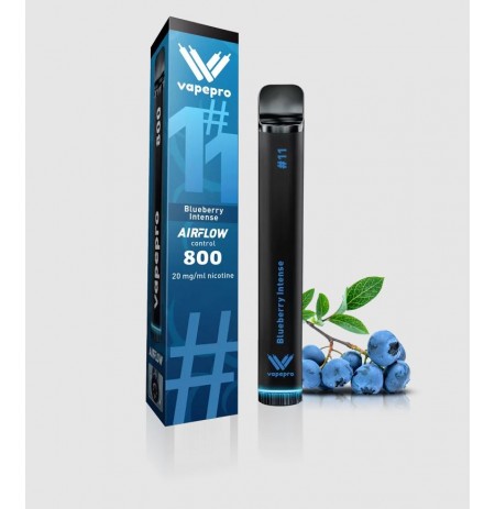 Vape Pro Blueberry intense 800 puff