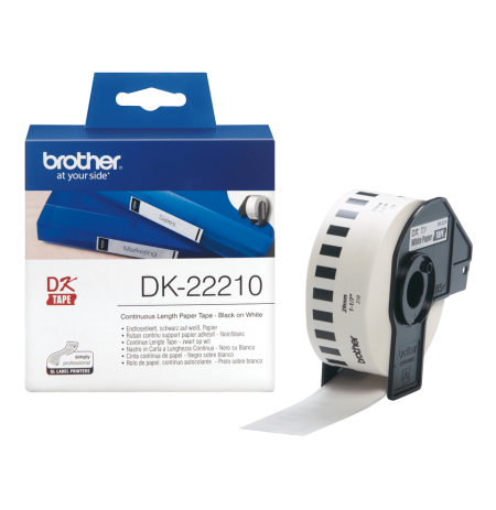 Leter Per Printer Etiketash Brother DK22210 29mm x 30.48m