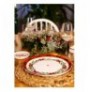 Service Plate Set (6 Pieces) Hermia NEW030 White Red Green