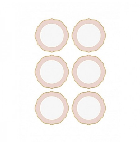 Set pjata embelsire (6 Pc) Hermia DNR0025 Pink