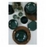 Set pjatash qeramik (24 Pc) Hermia Zümrüt 19024 Dark Green