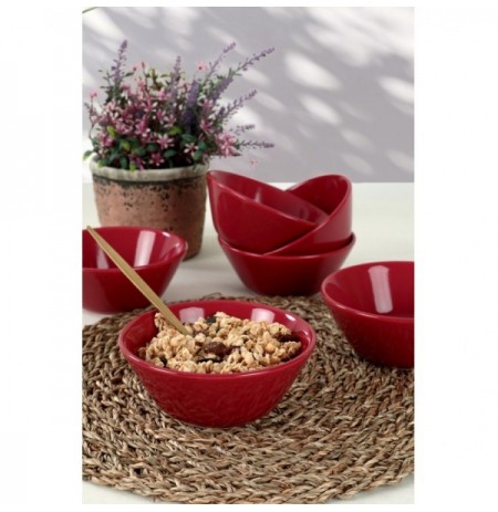 Bowl Set (6 Pieces) Hermia ST042406F520A000000MAKA500 Red