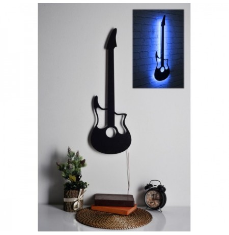 Decorative Led Lighting Wallxpert Guitar - Blue