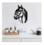 Decorative Metal Wall Accessory Wallxpert Horse Head Black