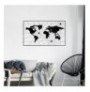 Decorative Metal Wall Accessory Wallxpert World Map 16 Black