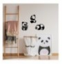 Decorative Metal Wall Accessory Wallxpert Pandas - 298 Black