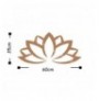 Decorative Metal Wall Accessory Wallxpert Lotus Flower 2 - Copper