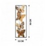 Decorative Metal Wall Accessory Wallxpert Butterfly Multicolor