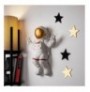Decorative Object Aberto Design Peace Sign Astronaut - 1 White Gold