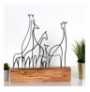 Decorative Object Aberto Design Giraffe 3 - Black Black
