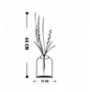Decorative Object Aberto Design Flowerpot - 3 Black