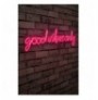 Ndriçim Plastik dekorativ Led Wallxpert Good Vibes Only - Pink