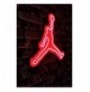 Ndriçim Plastik dekorativ Led Wallxpert Basketball - Red