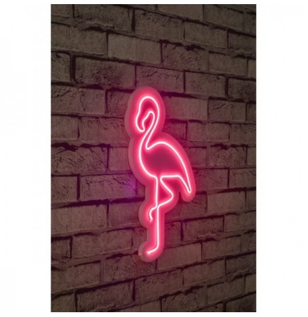 Ndriçim Plastik dekorativ Led Wallxpert Flamingo - Pink