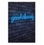 Ndriçim Plastik dekorativ Led Wallxpert Good Vibes Only - Blue