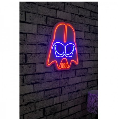 Ndriçim Plastik dekorativ Led Wallxpert Darth Vader - RedBlue