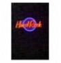 Ndriçim Plastik dekorativ Led Wallxpert Hard Rock - Blue, Red