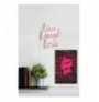 Ndriçim Plastik dekorativ Led Wallxpert Live Laugh Love - Pink