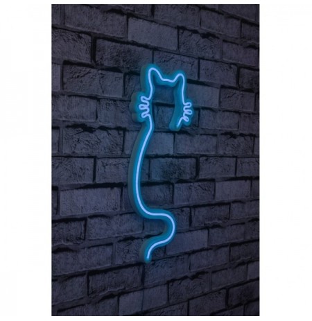 Ndriçim Plastik dekorativ Led Wallxpert Cat - Blue