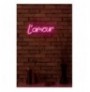 Ndriçim Plastik dekorativ Led Wallxpert L'amour - Pink Pink