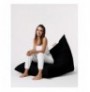 Bean Bag per kopesht Hannah Home Pyramid Big Bed Pouf - Black
