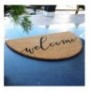 Shtroje Dere Coco Doormat Aberto Design Welcome Brown Black