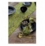 Mbulese tavoline Runner Hermia Green Leaf 45 x 150 cm