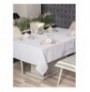 Tablecloth Set (8 Pieces) L'essentiel Pera - White White