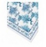 Mbulese tavoline Hermia TXT0186 Blue White