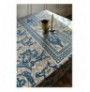 Tablecloth Hermia Blue Ethnic 135 x 200 Blue White