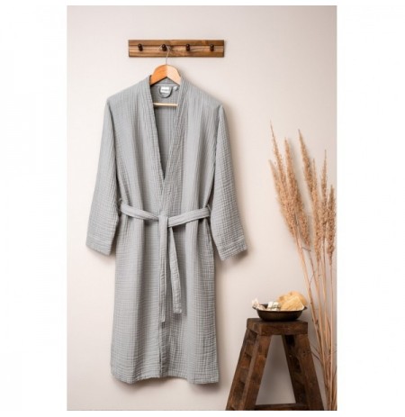 Rrobdishan Unisex L'essentiel Kimono - Grey Grey
