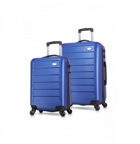 Suitcase Set (2 Pieces) Lucky Bees Ruby - MV6332 Blue
