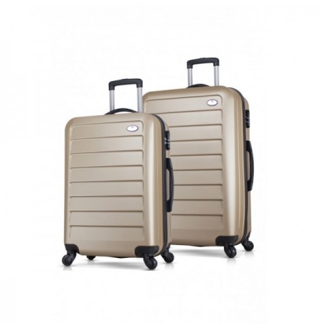 Suitcase Set (2 Pieces) Lucky Bees Ruby - MV6516 Gold