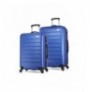 Suitcase Set (2 Pieces) Lucky Bees Ruby - MV6479 Blue