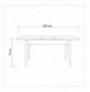 Set tavoline & karrige (4 Pc) Hannah Home Vina 1053 - Anthracite, White