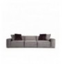 3-Seat Sofa Hannah Home Lego 3 Seater Grey