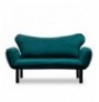 2-Seat Sofa-Bed Hannah Home Chatto - Petrol Blue Petrol Blue