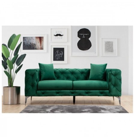 2-Seat Sofa Hannah Home Como - Green Green